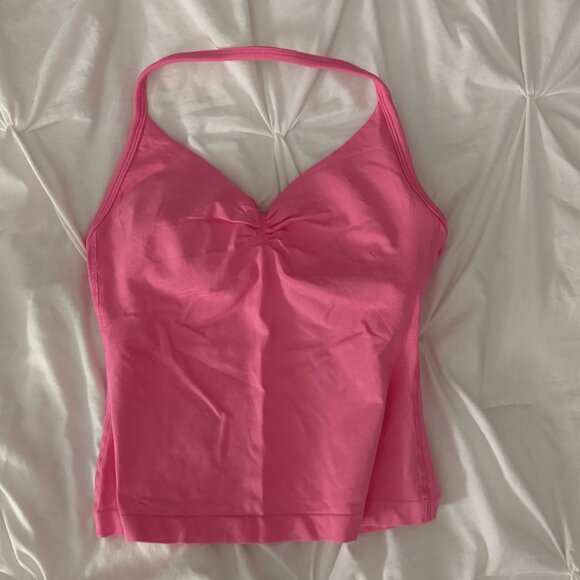 DFYNE Impact Longline Strappy Top – Blossom Pink - Picture 1 of 5